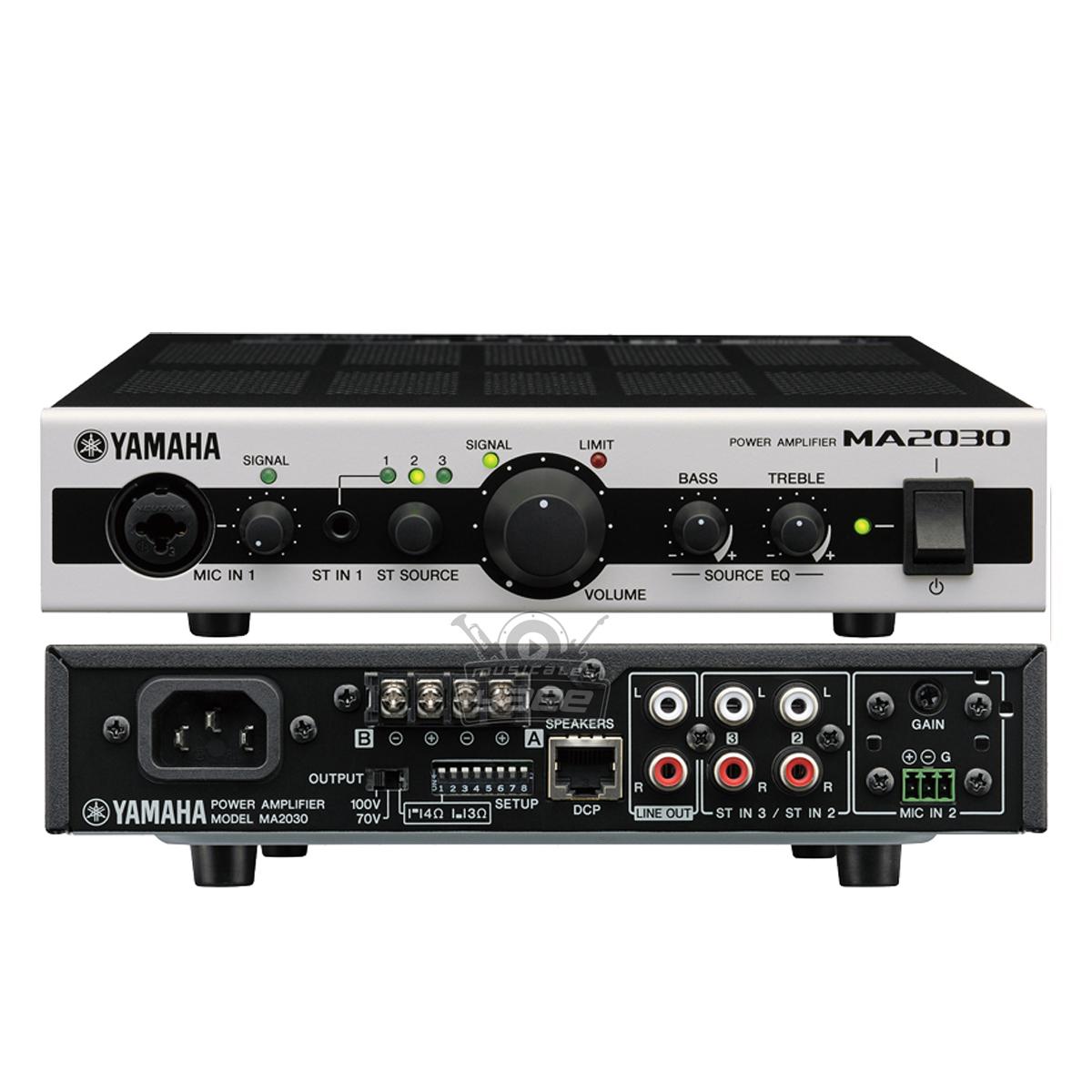 Mezcladora-Amplificadora Yamaha con DSP 2 canales-1 zona MA2030A